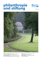 Ausgabe 02/2015 "philanthropie und stiftung"