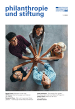 Ausgabe 01/2022 "philanthropie und stiftung"